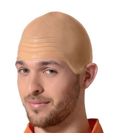 Adult smooth scalp costume cap for fancy dress