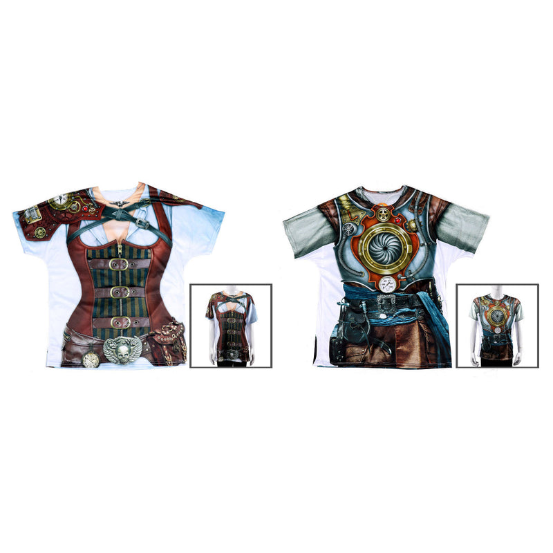 Steampunk themed costume t shirts