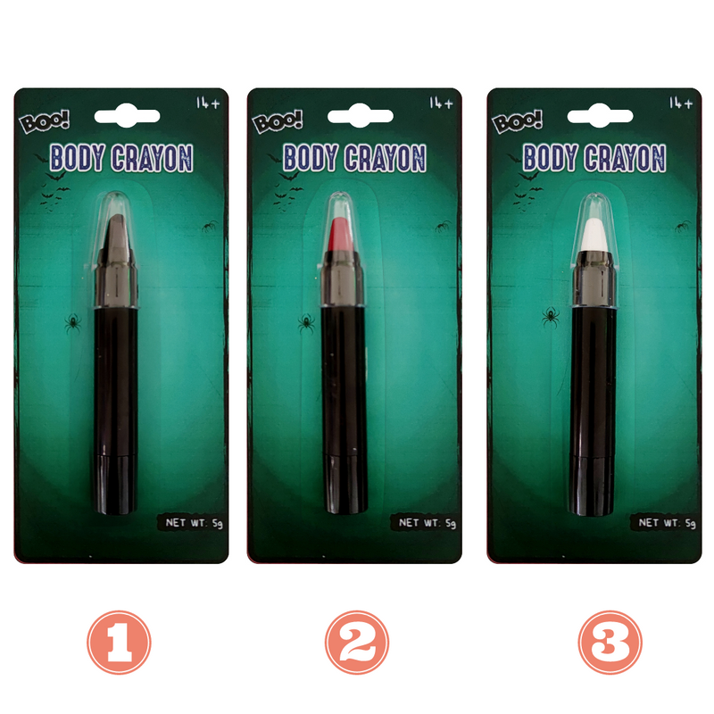 Retractable Body Paint Sticks