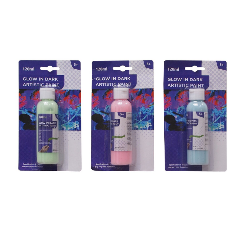 GLOW IN DARK WALL PAINT 120ML