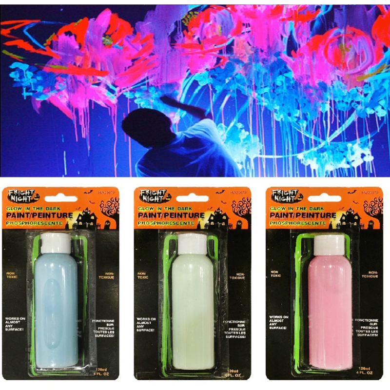 GLOW IN DARK WALL PAINT 120ML