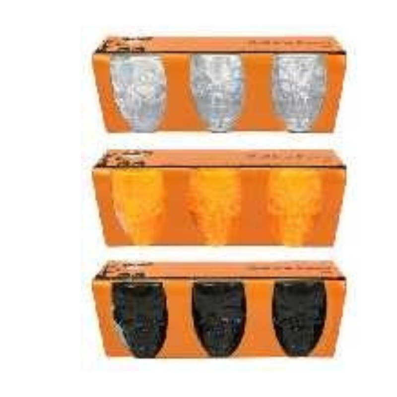 Skull Shot Glasses Asstd 3pk