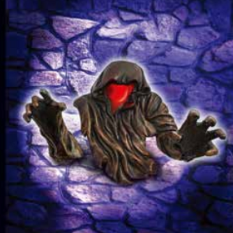 B/O Light Up Ghost Wall Plaque