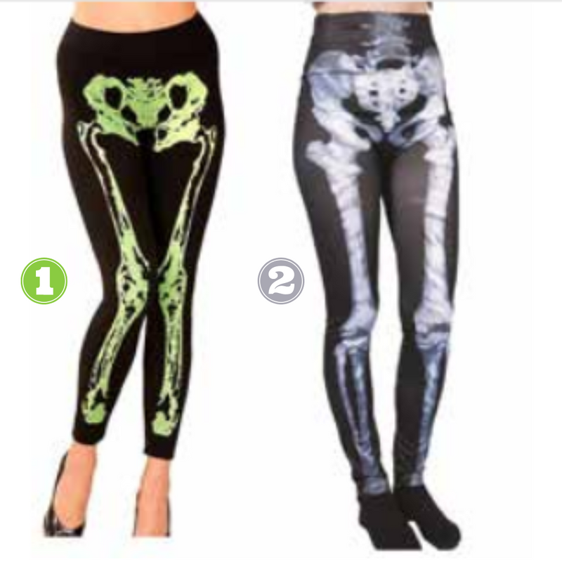 Skeleton Leggings Adults
