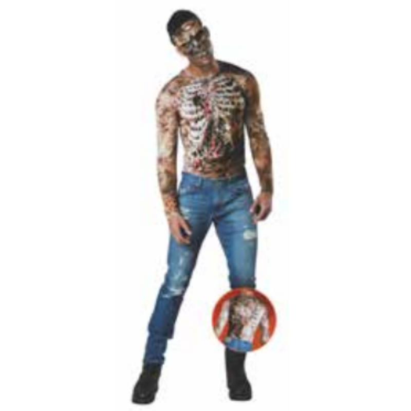 Costume Zombie T-Shirt With Mask