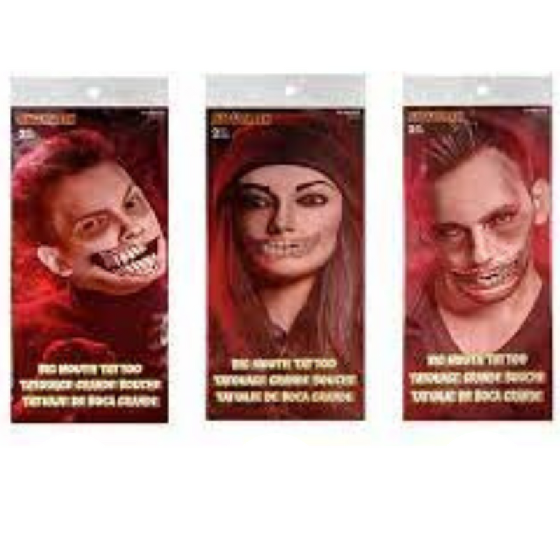 Halloween Mouth Tattoo