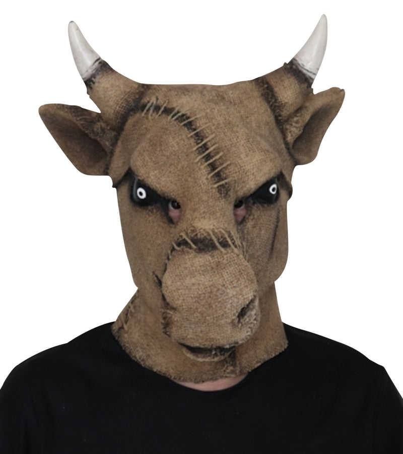 Bull Head with Scars Face Mask