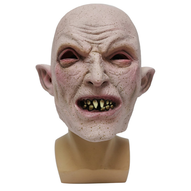 Bald Man W/ Sharp Teeth Face Mask