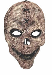 Scarecrow Jute Skull Full Head Mask