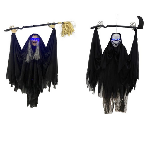Animated Hanging Halloween Decoration Prop Asstd