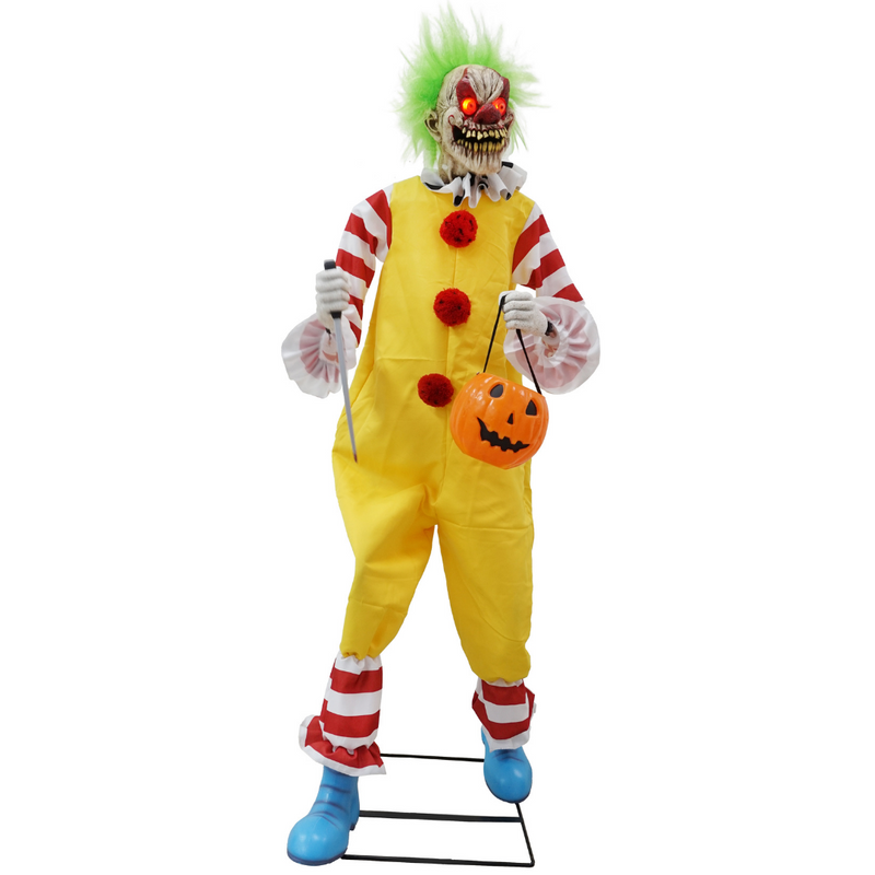 Animated Creepy Clown Killer 1.8m