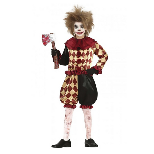 Costume Unhinged Clown Boy