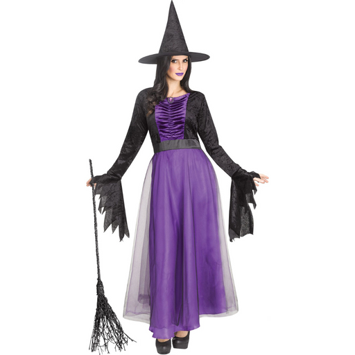 Costume Witch Ladies Purple