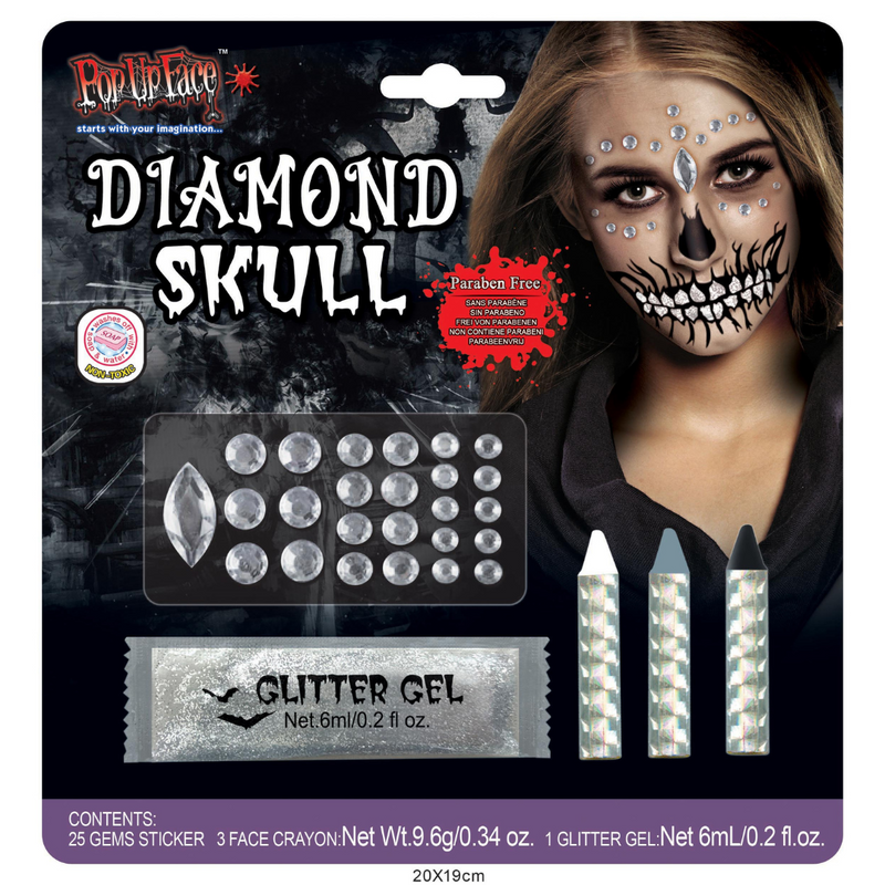 Diamond Skull Makeup Kit