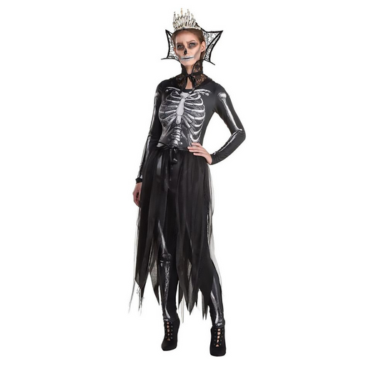 Costume Gothic Skeleton Queen Ladies