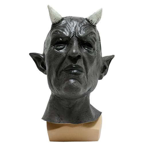 Black Devil Latex Mask