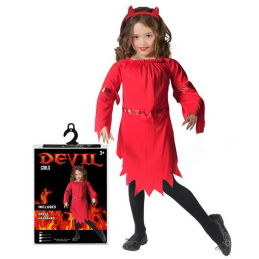Costume Red Devil Girls