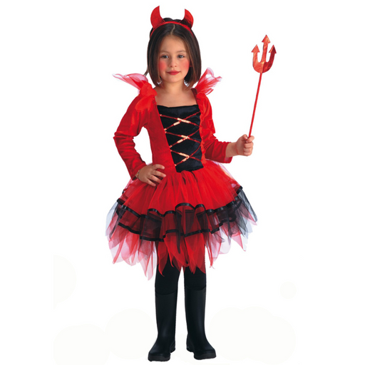 Costume Red Devil Tutu Girls