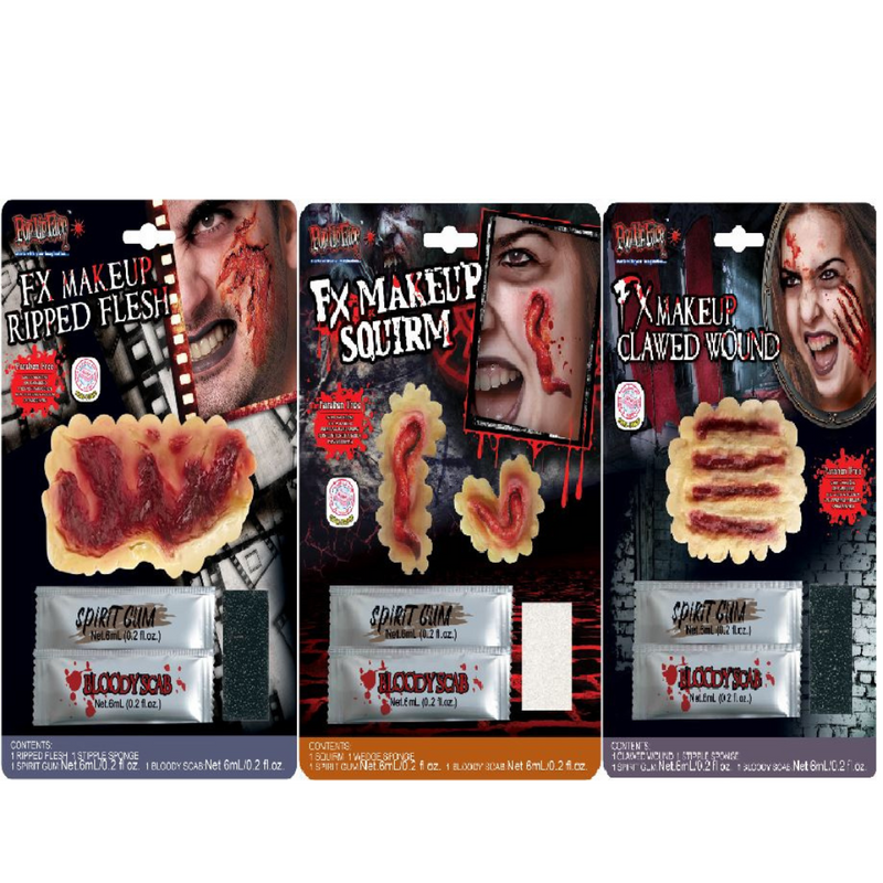 Fx Make Up Ripped Flesh Set Asstd