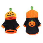 Pumpkin Pet Hooded Jacket for dogs and cats in 2 assorted designs