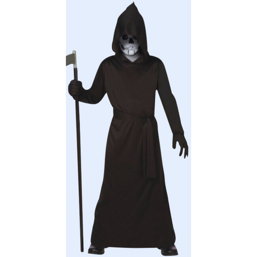 Costume Black Robe With Hood Kids