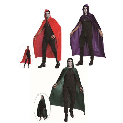 Vampire Hooded Cape Asstd