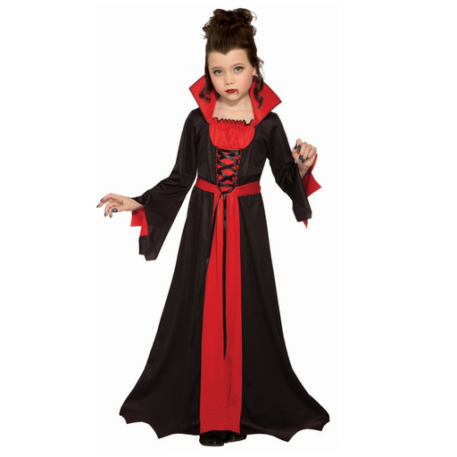 Costume Vampiress With Collar Kids