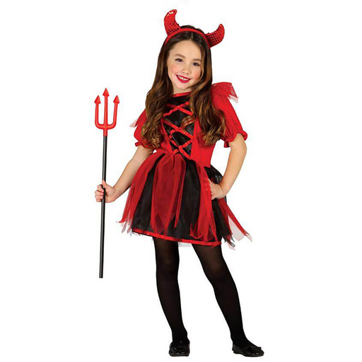 Costume Black & Red Devil Kids