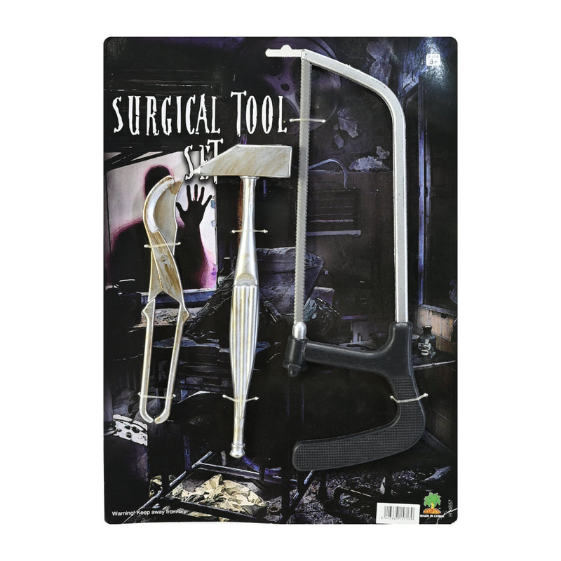 Set of three surgical prop tools, 25.5 cm