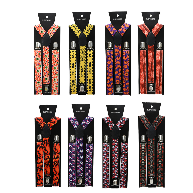 Fun & Spooky Suspenders Asstd