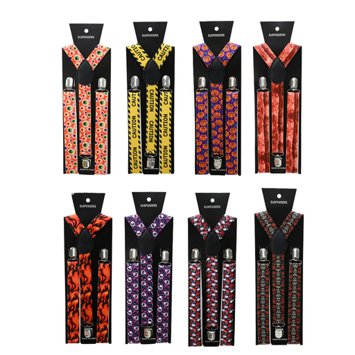 Fun & Spooky Suspenders Asstd