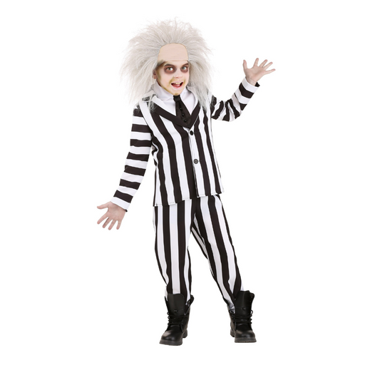 Costume Black & White Stripe Suit Kids