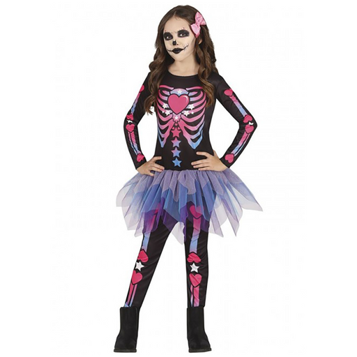 Costume Skeleton Tutu Jumpsuit Kids