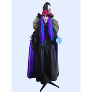 Animated Standing Witch Battery Operated 160cm – thumbnail