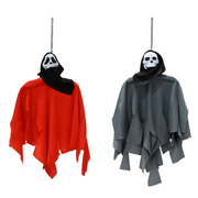 Hanging Reaper With Hooded Mask 40Cm Asst