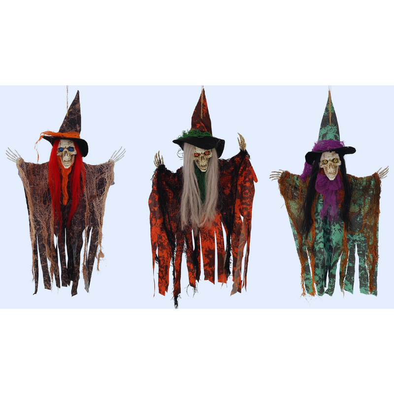 Hanging Witch 60cm Asstd