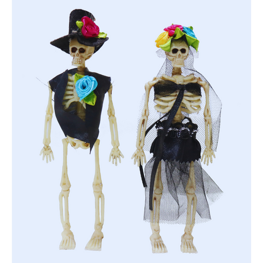 Skeleton Couple 15cm 2pk