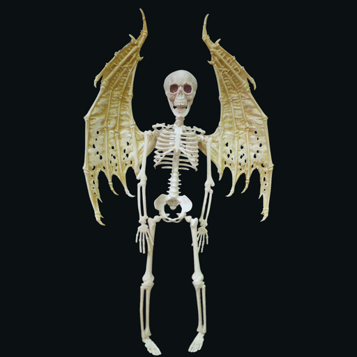 Hanging Skeleton Angel 44cm