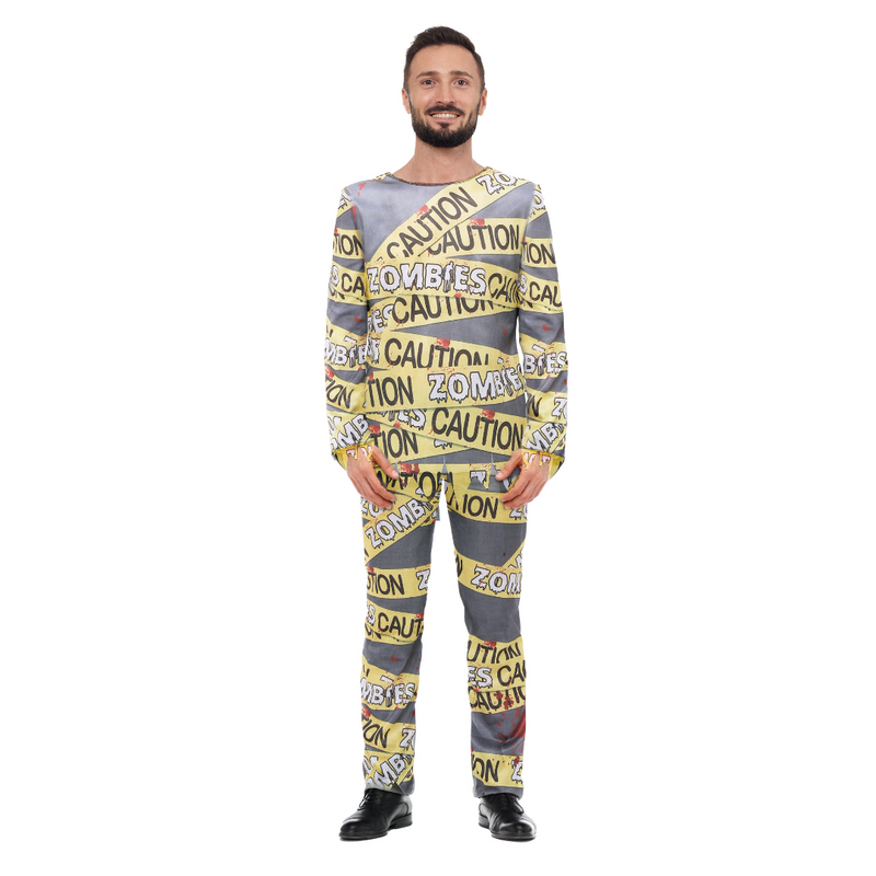 Costume Caution Zombie Adults