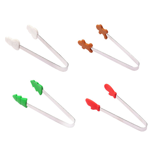 Christmas Mini Tongs 4pk