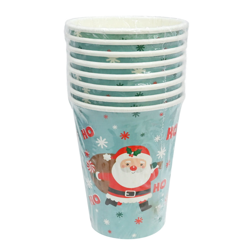 Paper Cup 250mL 8pk Assorted 2