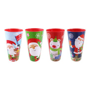 Christmas Mega Plastic Cup 900mL Assorted