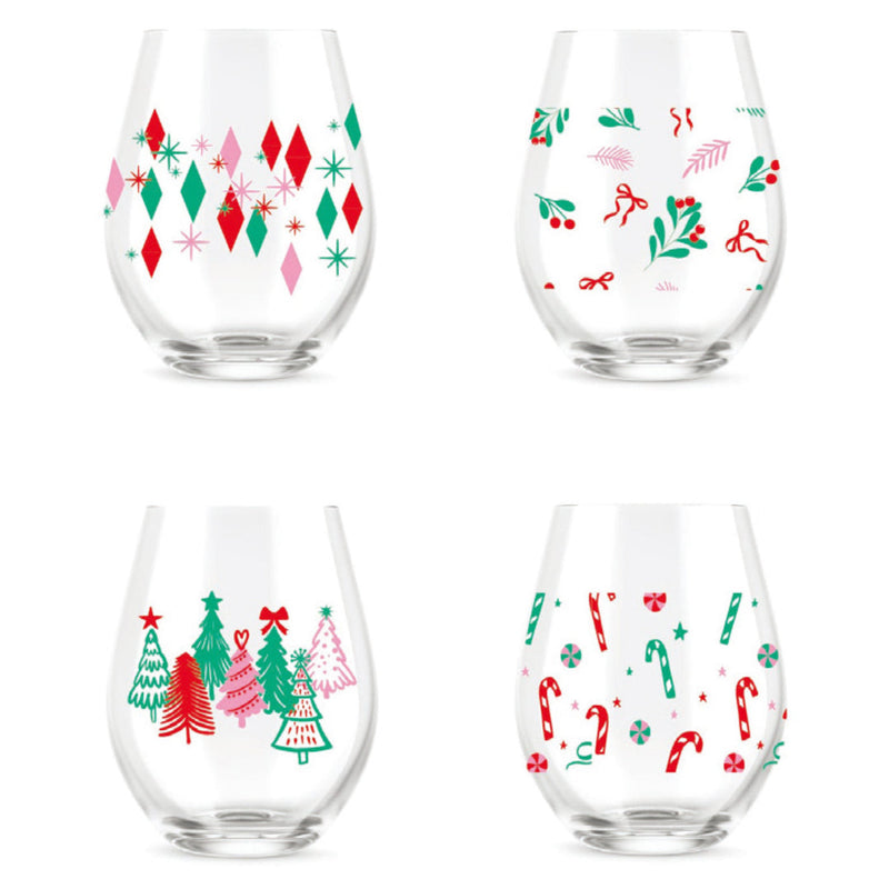 StemLess Glass Candy Bright 550mL Assorted