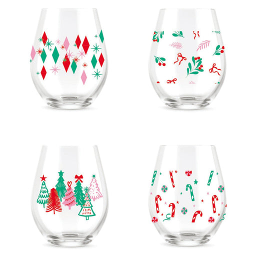 StemLess Glass Candy Bright 550mL Assorted