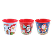Christmas Plastic Bucket Assorted