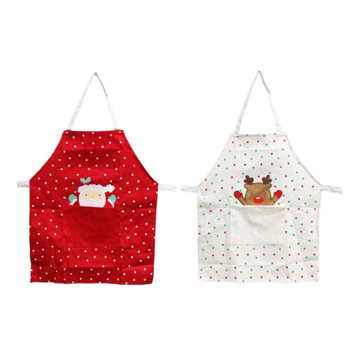 Kids Christmas Apron Asst