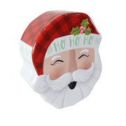 Cookie Tin Santa Face Asstd – thumbnail