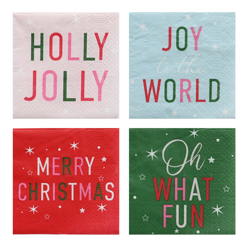 Cocktail Napkins 24pk Assorted