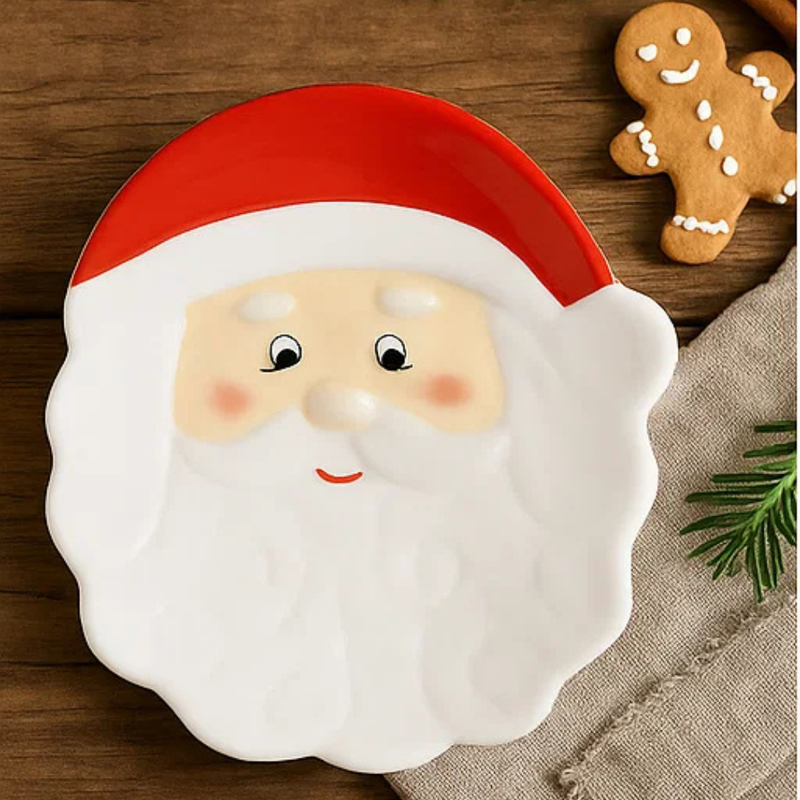 Ceramic Santa Dish