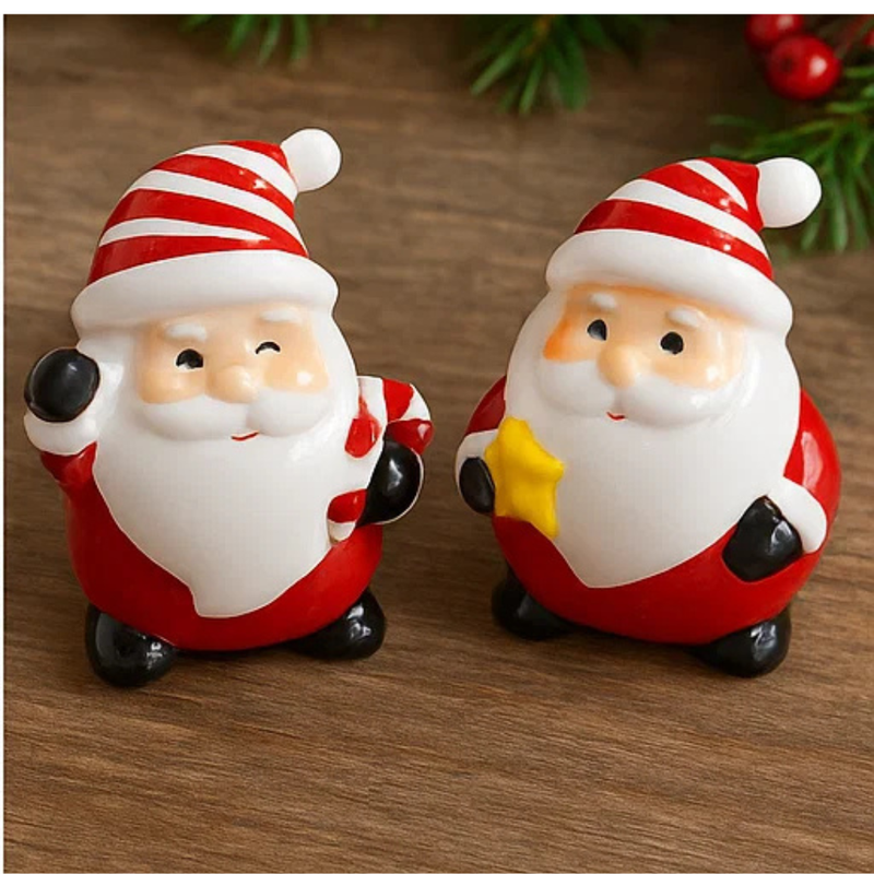Santa Salt & Pepper Shaker 2pk